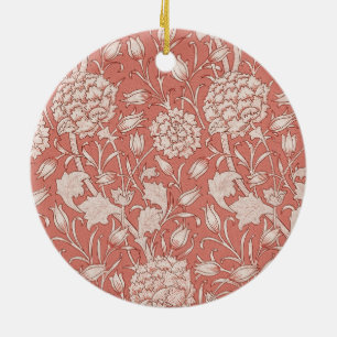 William Morris Vild Tulip Classic Victorian Design Julgransprydnad Keramik