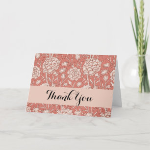 William Morris Vild Tulip Classic Victorian Design Tack Kort