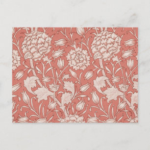William Morris Vild Tulip Classic Victorian Design Vykort