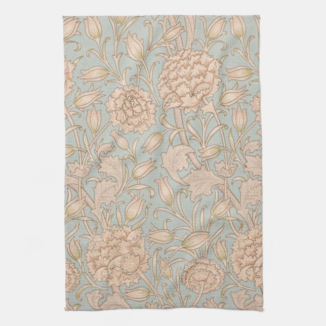 William Morris Vilda Tulpan Blommig Design Kökshandduk (Vertikal)