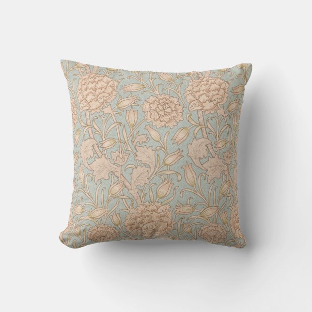 William Morris Vilda Tulpan Blommig Design Kudde (Framsida)