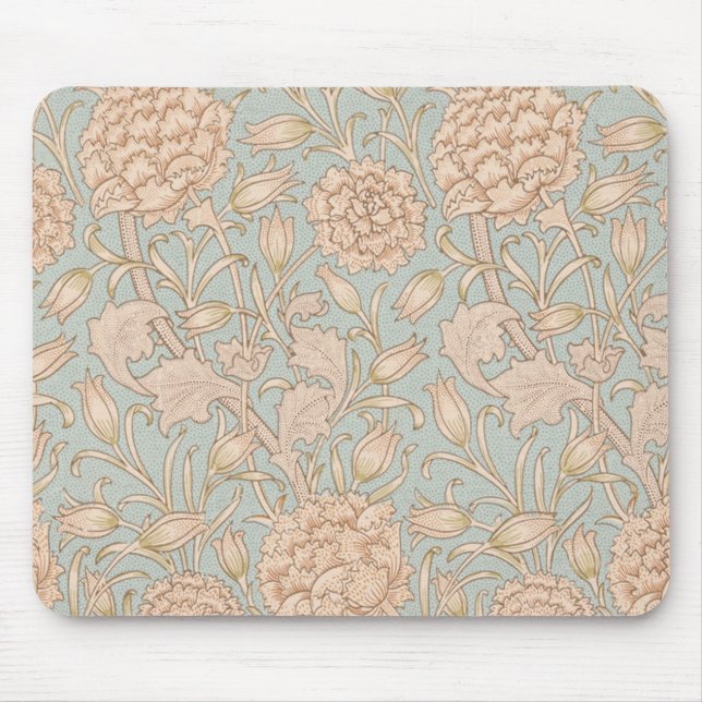William Morris Vilda Tulpan Blommig Design Musmatta (Framsidan)