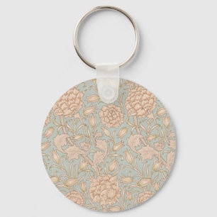 William Morris Vilda Tulpan Blommig Design Nyckelring