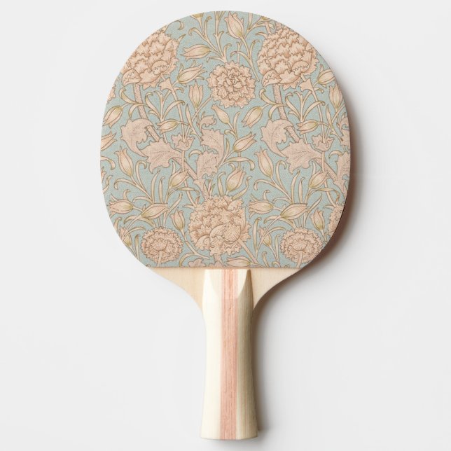 William Morris Vilda Tulpan Blommig Design Pingisracket (Framsidan)