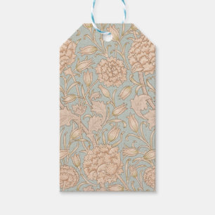 William Morris Vilda Tulpan Blommig Design Presentetikett