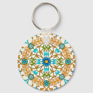 William Morris - Vine, berömd mönster Nyckelring