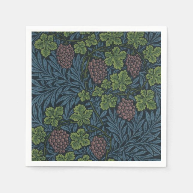 William Morris Vine Tapet Design Pappersservett (Framsidan)