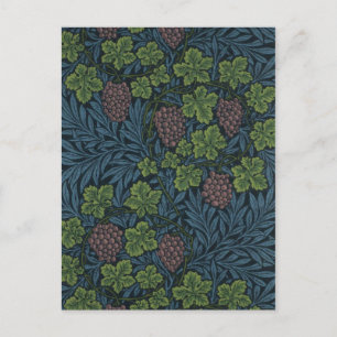 William Morris Vine Tapet Design Vykort