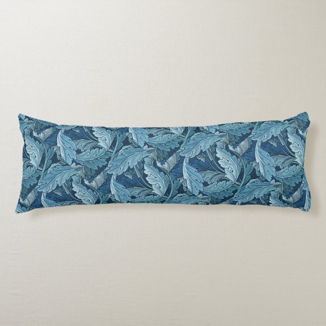 William Morris Vintage Acanthus Foliage Blue Kroppskudde (Framsidan)