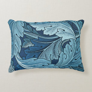 William Morris Vintage Acanthus Foliage Blue Prydnadskudde