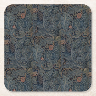 William Morris Vintage Acanthus och Vine Underlägg Papper Kvadrat