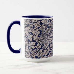 William Morris Vintage Bird and Anemone Mörk blått Mugg