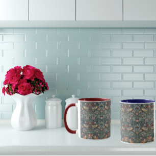 William Morris Vintage Birds Strawberry Thief Mugg