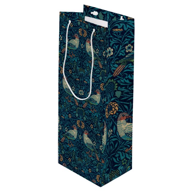 William Morris Vintage Blommigt Birds (Framsidan Vinklad)