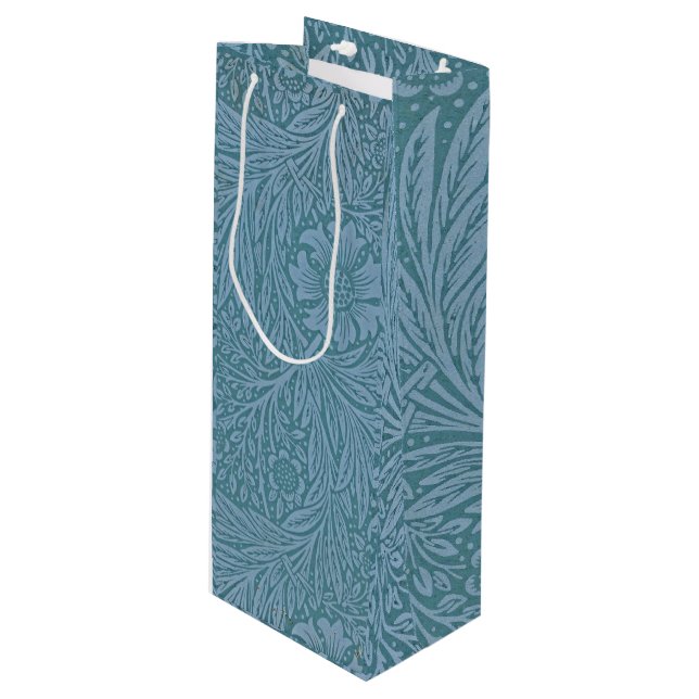 William Morris Vintage blommigt Blåa blommor (Framsidan Vinklad)