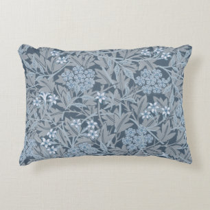 William Morris Vintage Blommigt Blue Jasmine Prydnadskudde