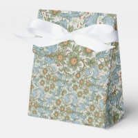 William Morris Vintage Blommigt Grönt Blue Orchard