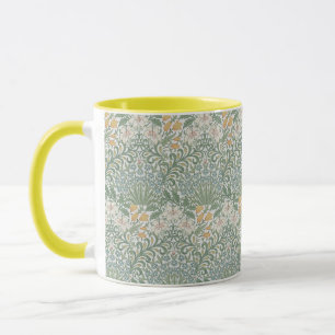 William Morris Vintage Blommigt Gult Blue Garden Mugg