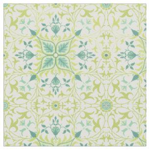 William Morris Vintage Blommigt & Löv Mönster Tyg