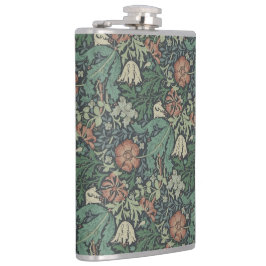 William Morris Vintage Blommigt Rosa Grönt Compton Fickplunta