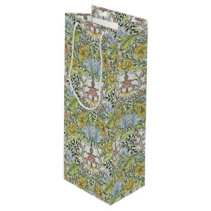 William Morris Vintage Blommigt Rosa Grönt Myrtle