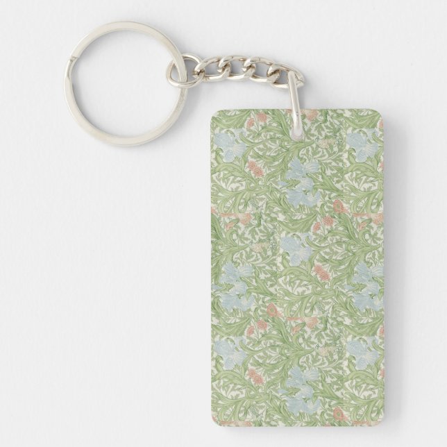 William Morris Vintage Blommigt Rosa Iris (Framsidan)