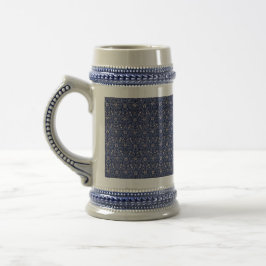 William Morris Vintage Blommigt White Blue Eyebrig Sejdel