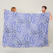 William Morris Vintage Blommönster Blue White