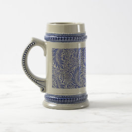William Morris Vintage Blommönster Blue White Sejdel