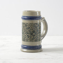 William Morris Vintage Blommönster Blue White Sejdel