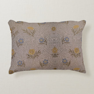 William Morris Vintage Blommönster Foliage Blue Prydnadskudde