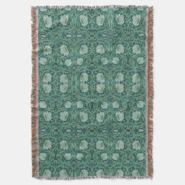 William Morris Vintage Blommönster Pimpernel Filt