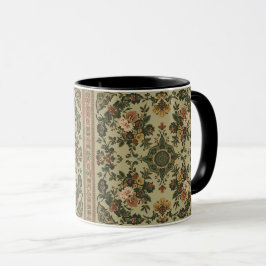 William Morris vintage Blomster Mönster Syren Mugg