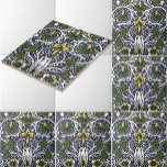 William Morris Vintage Borage Flower Mönster Kakelplatta<br><div class="desc">Detta är ett digitalt utökat tryck som härletts ur William Morris design av en antikisk blomma från mönster. William Morris var en poet, romantiker, textildesigner och en viktig figur i British Arts and Crafts Movement. Hans design hade en medeltida inspirerad estetik och respekt för hantverksföretag och traditionell textilkonst. Han var...</div>