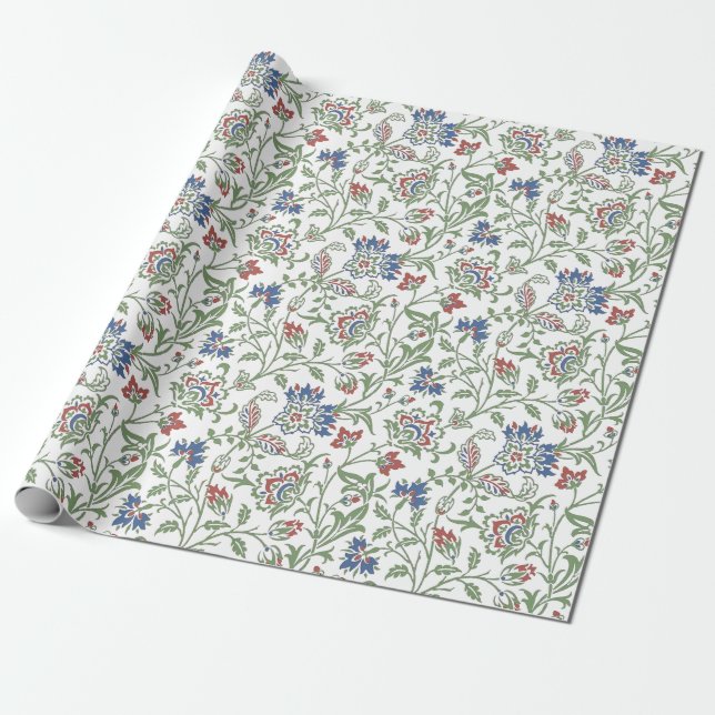 William Morris Vintage Brentwood Mönster Presentpapper (Utrullad)