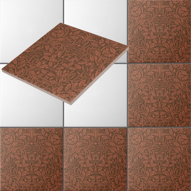 William Morris Vintage Ekollonsmönster Kakelplatta (Skapare uppladdad)