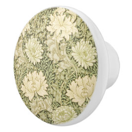 William Morris vintage elegant blommigt keramisk Knopp