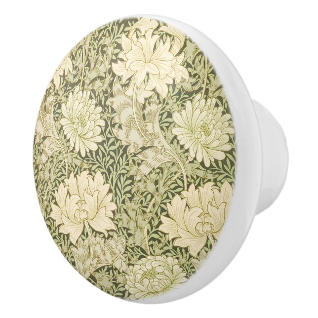 William Morris vintage elegant  blommigt keramisk  Knopp (Höger)