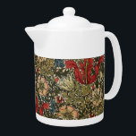 William Morris Vintage Elegant Blommönster<br><div class="desc">William Morris Vintage Elegant Blommönster Tekanna - Compton, bilden som dekorerar den här produkten skapades av John Henry Dearle som bodde 1859-1932. Dearle var en begåvad designer som började som lärling under William Morris och senare ro till chefsdesignern för textilier i Morris & Co. Vissa av företagets vackraste textilier skapades...</div>