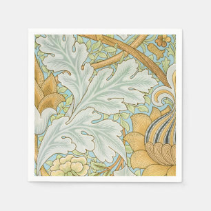 William Morris - Vintage Foliage & Blommönster Pappersservett
