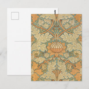 William Morris - Vintage Foliage & Blommönster Vykort