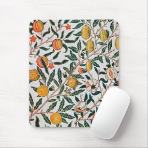 William Morris Vintage Fruit Granatäpple Vit Musmatta