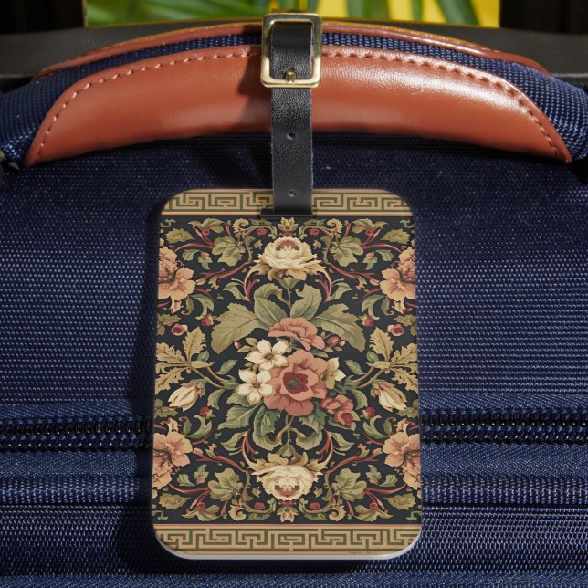 William Morris vintage Honeysuckle Blommönster Bagagebricka (Framsida Insitu 2)