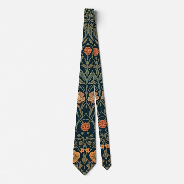 William Morris vintage Honeysuckle Blommönster Slips (Framsida)