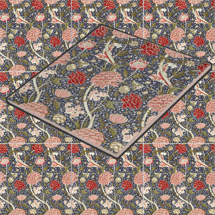 William Morris Vintage Krita Blommigt Mönster Kakelplatta