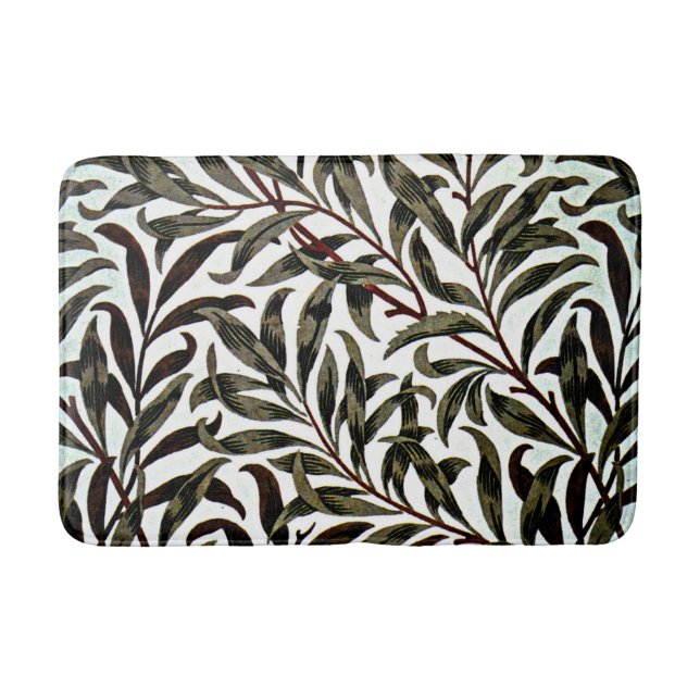 William Morris vintage mönster - Willow Bough Badrumsmatta (Framsidan)