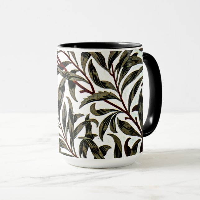 William Morris vintage mönster, Willow Bough Mugg (Framsida höger)
