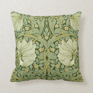 William Morris Vintage Pimpernel Blommönster Kudde