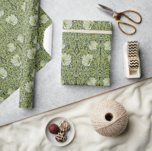 William Morris Vintage Pimpernel Blommönster Presentpapper