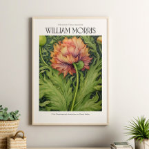 William Morris Vintage Rosa Wildblomma